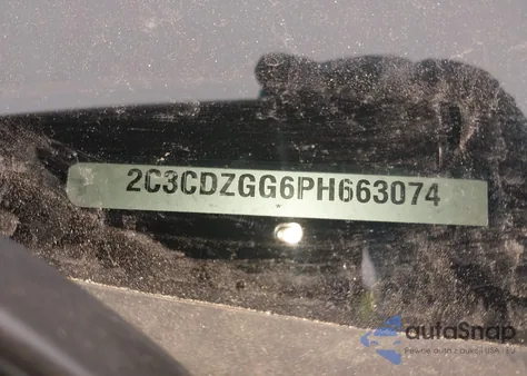 2023 Dodge Challenger Sxt Awd из США, поврежденный, VIN 2C3CDZGG6PH663074